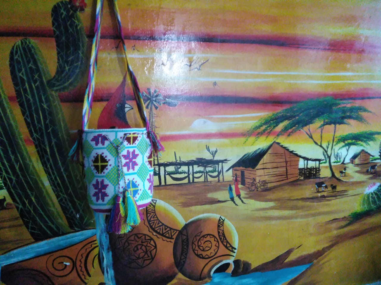 Amanecer Wayuu Mochila Bag