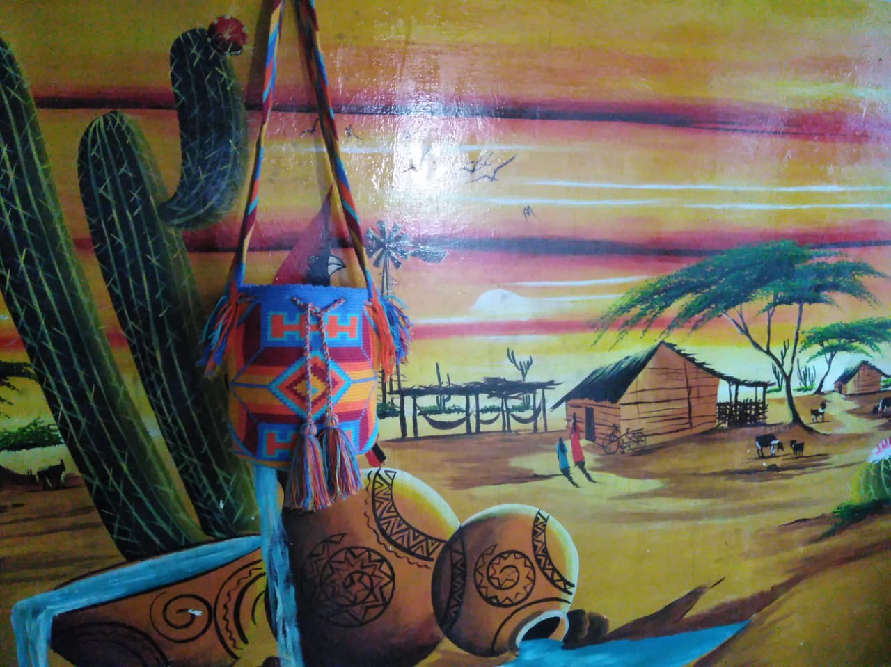 Amanecer Wayuu Mochila Bag