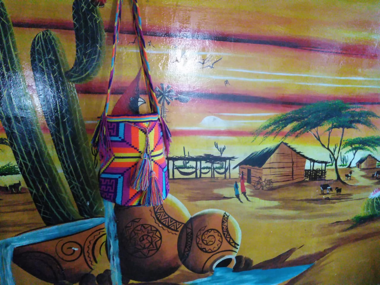 Amanecer Wayuu Mochila Bag