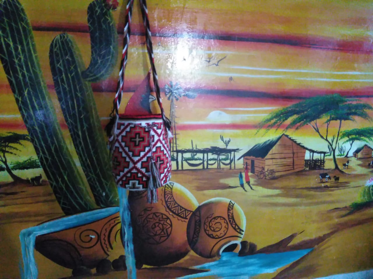 Amanecer Wayuu Mochila Bag