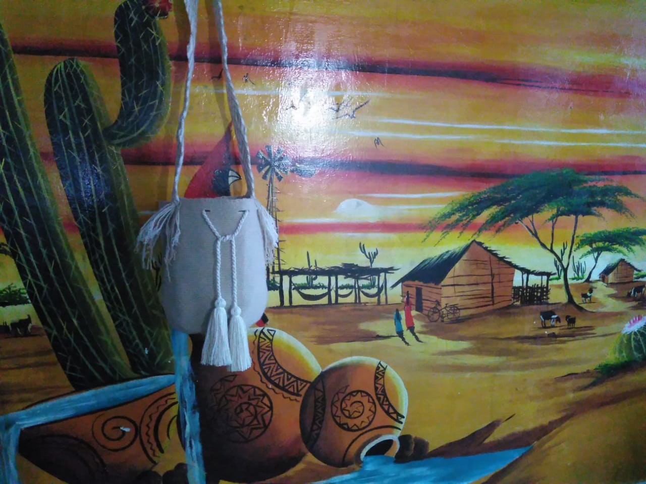 Amanecer Wayuu Mochila Bag