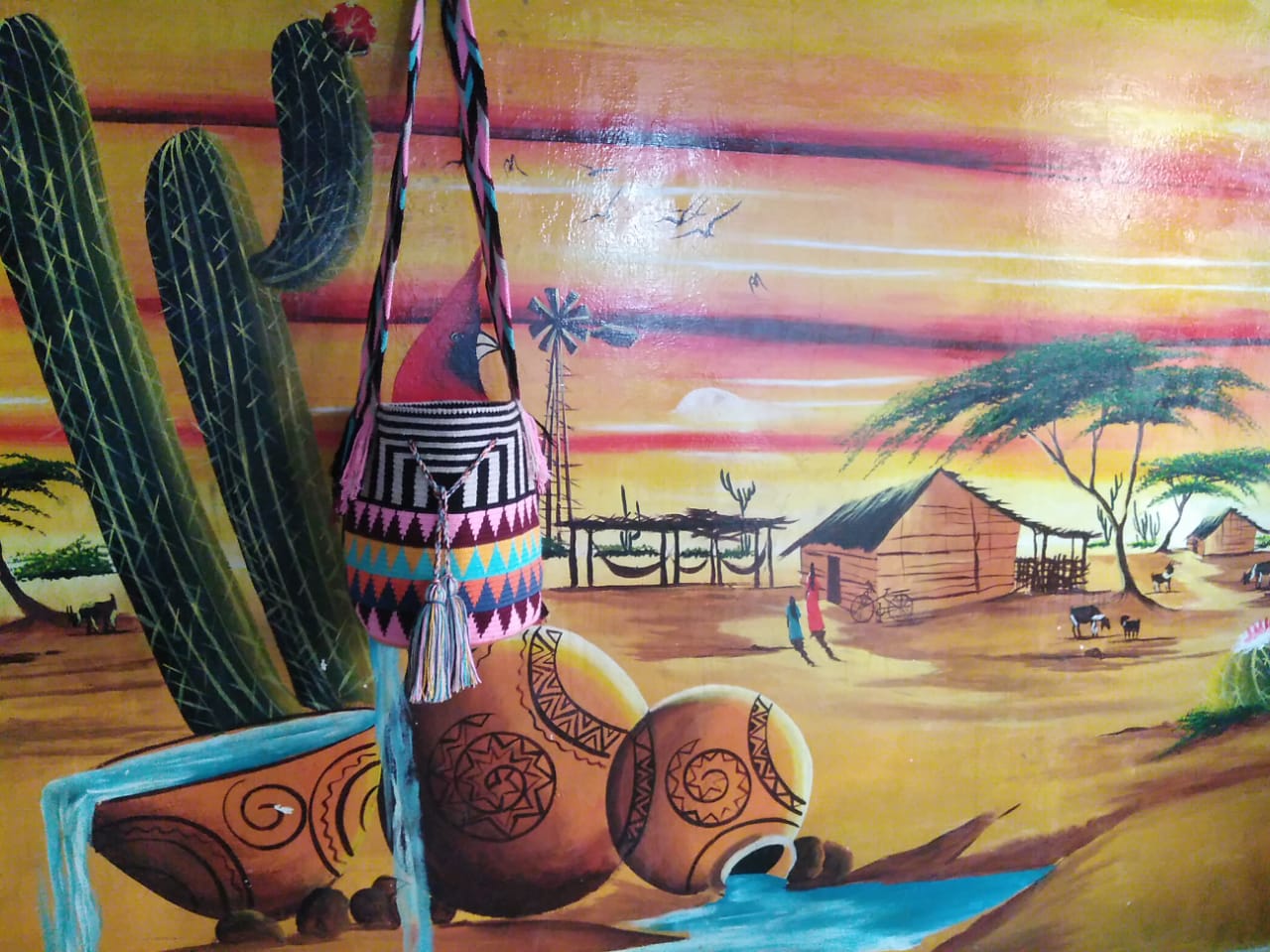 Amanecer Wayuu Mochila Bag