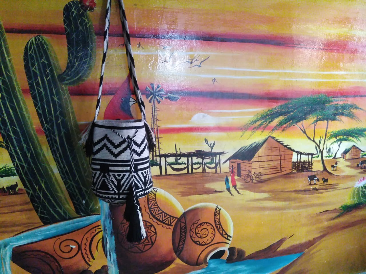 Amanecer Wayuu Mochila Bag