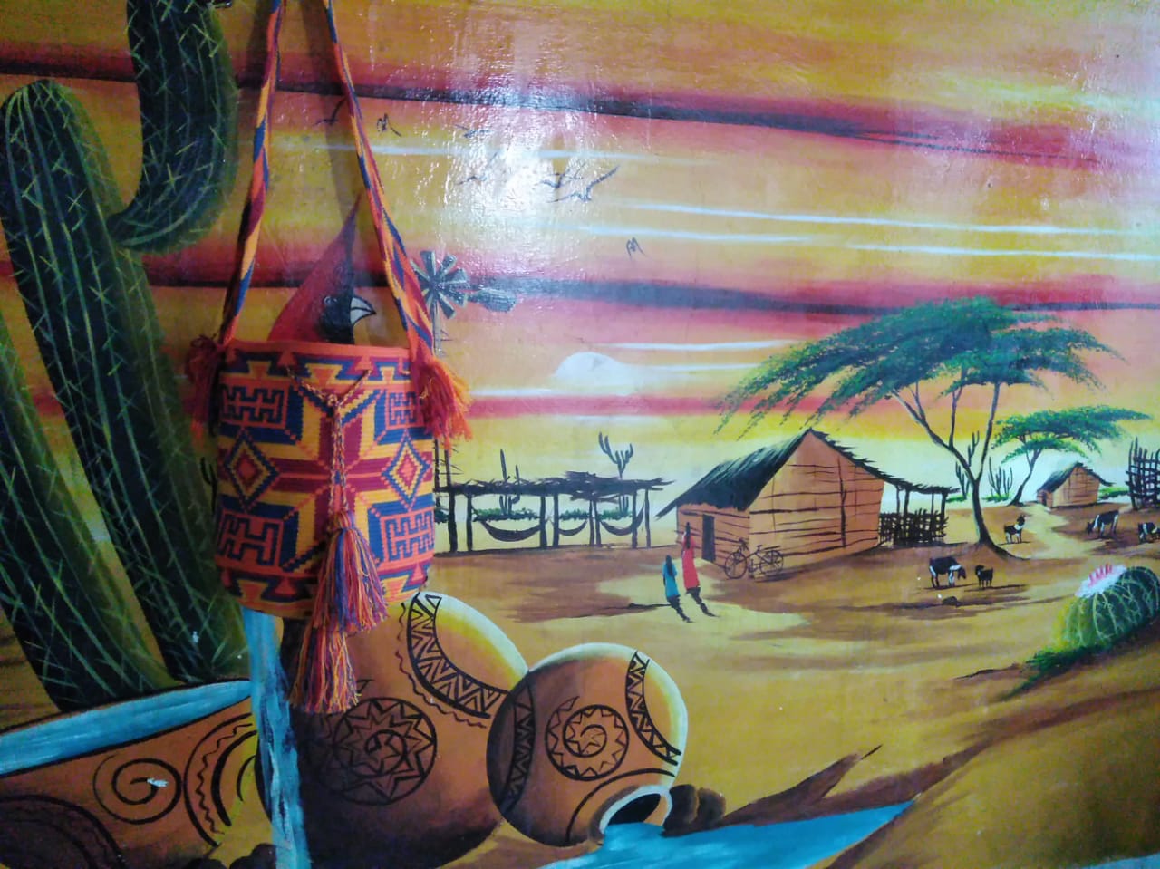 Amanecer Wayuu Mochila Bag