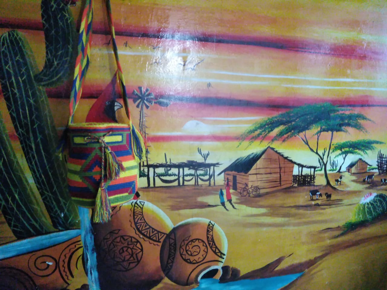 Amanecer Wayuu Mochila Bag