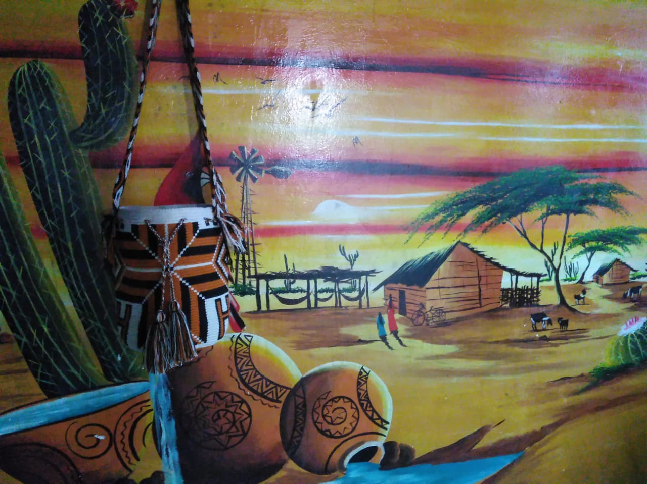 Amanecer Wayuu Mochila Bag
