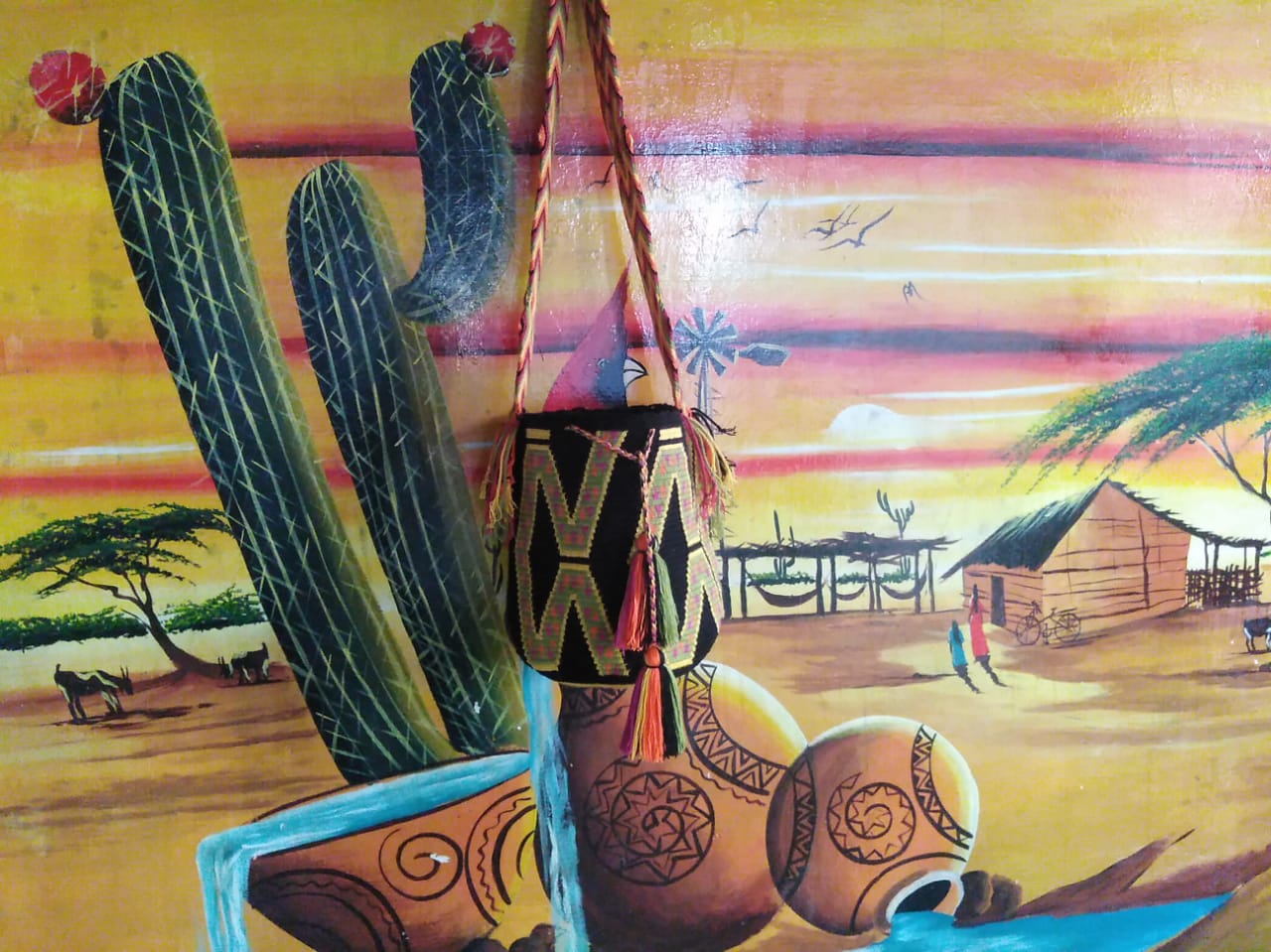 Amanecer Wayuu Mochila Bag